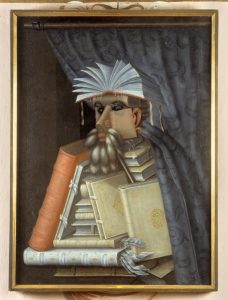 Guiseppe Arcimboldo, Le bibliothécaire, commons.wikimedia.org