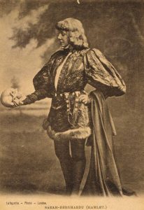 Sarah Bernhardt en Hamlet 1880-1885