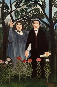 Henri Rousseau, 1909, La muse inspirant le poète, Kunstmuseum Basel