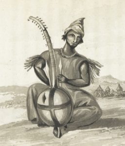 A. G. Laing, Man with a kora. source : Pinterest