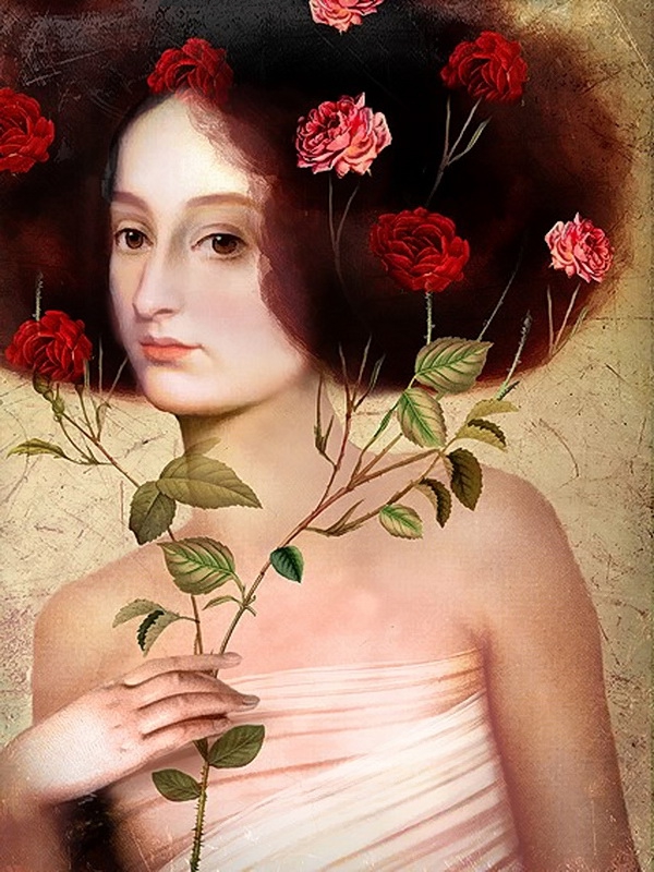 Catrin Welz-Stein, Der Blumenstrauss (le bouquet de fleurs) source : catrinwelzstein.blogspot.be