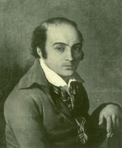 André Chénier lors de son incarcération par Joseph-Benoît Suvée, commons.wikimedia.org