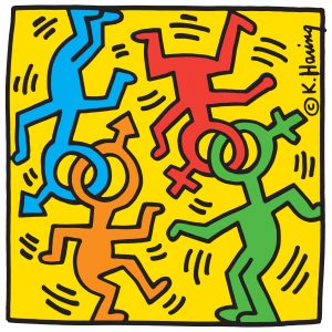 Keith Haring, Heritage of pride, logo