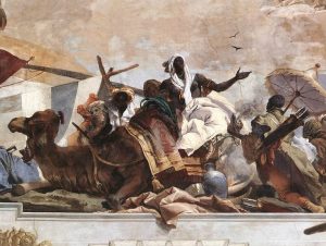 Tiepolo Giovanni, Fresque Apollon et l'allégorie des planètes et des quatre continents, Détail Afrique, Metropolitan Museum, New York