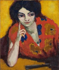 Kees van Dongen, Woman with a finger on her cheek, Museum Boijmans Van Beuningen, Rotterdam