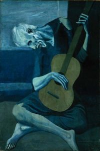 Pablo Picasso, Le vieux guitariste, 1903, pablopicasso.org