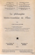 Philosophie bantou-rwandaise de l'être, www.jeanpaulmartinon.net