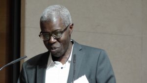 Souleymane Bachir Diagne au Collège de France, vagabondssanstreves.com 