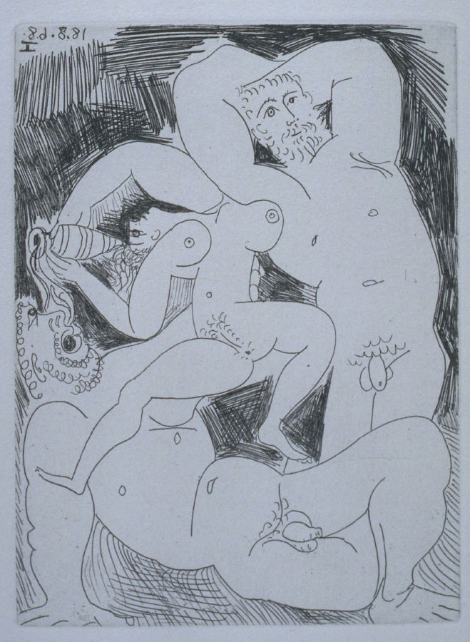 Pablo Picasso, Pourvu qu'on ait l'ivresse, 1968, art.famsf.org