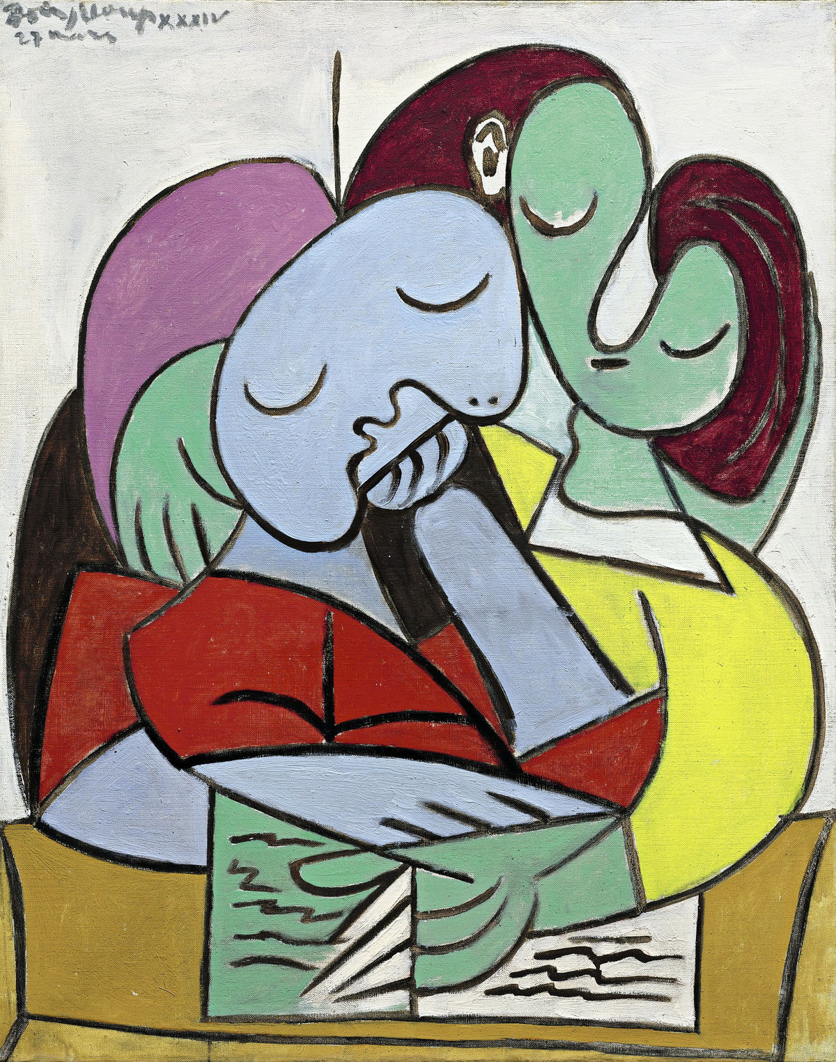 Pablo Picasso, Femme lisant (deux personnages), 1934, bloomberg.com