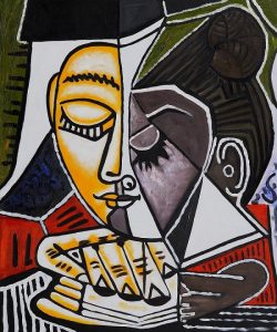 Pablo Picasso, Tête d'une femme lisant, 1953, pablopicasso.org