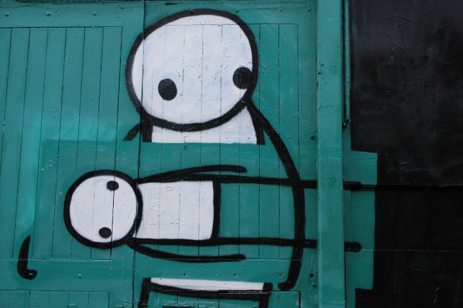 Stik, Street Art, London Pitfield Street, Art Thief, streetartlondon.co.uk