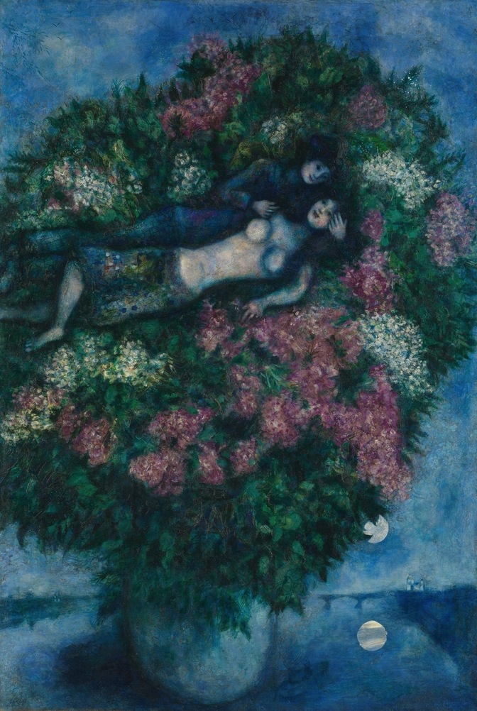 Marc Chagall, amoureux aux lilas, 1930, metmuseum.org