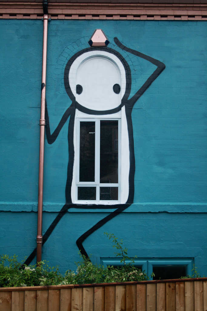 Stik, Street art, Bristol, 2012