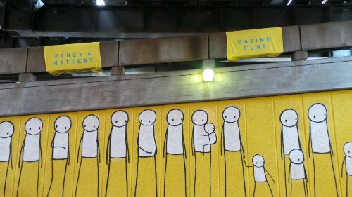 Stik, Street art, The South Bank Mural, 2013, inspiringcity.com